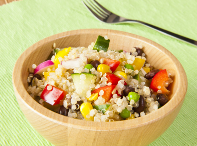 Southwestern Quinoa Sautée with Cilantro Vinaigrette